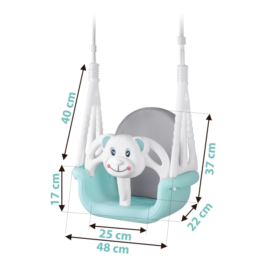 Huśtawka dla dzieci ogrodowa domowa kubełkowa Ricokids