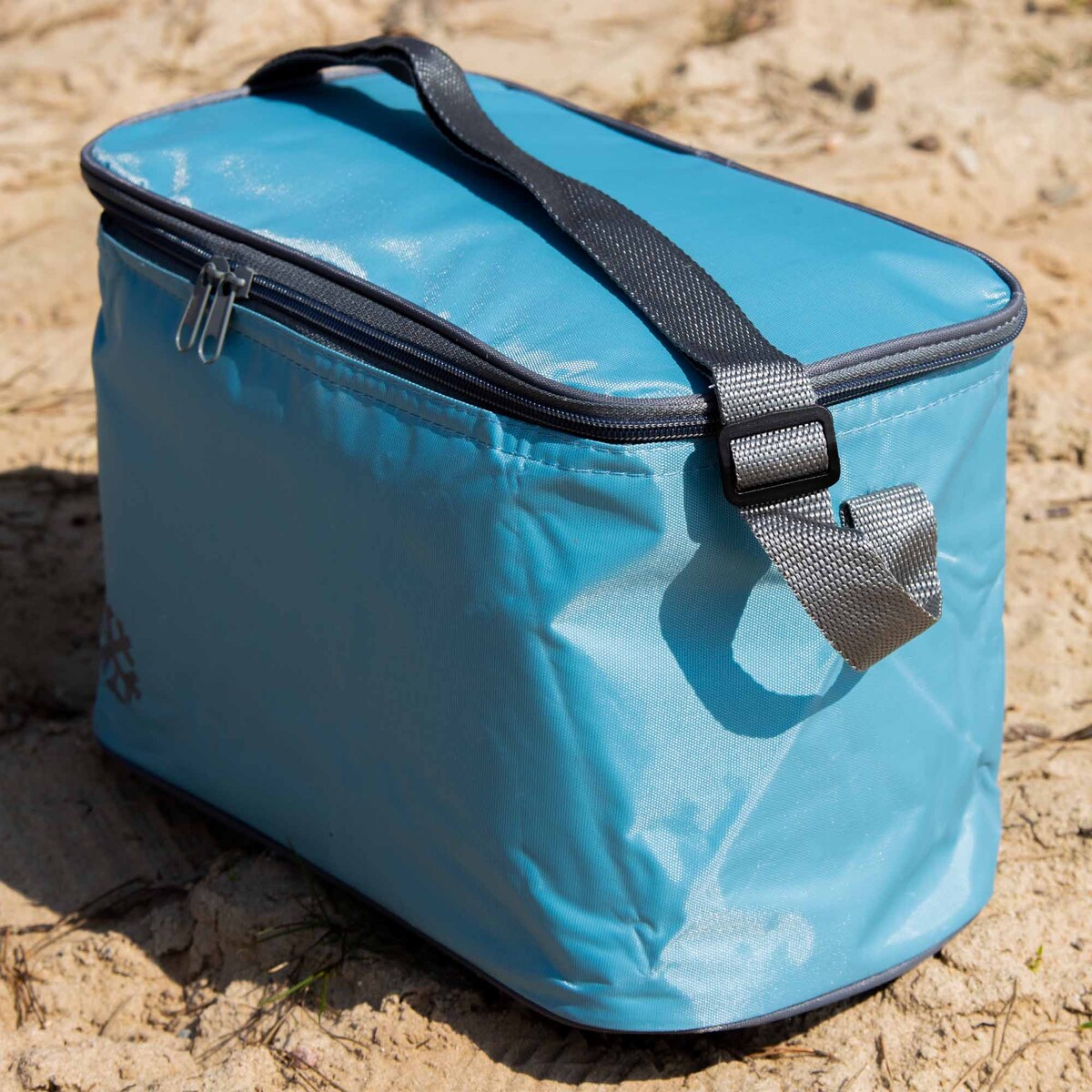 Torba Termiczna Izolacyjna Turystyczna Na Plażę Piknik Lunch Obiad 8 L Niebieski