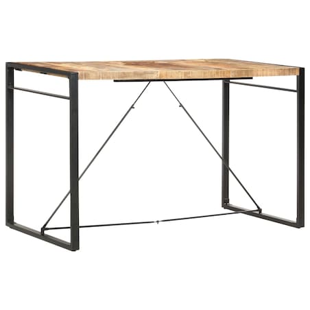 vidaXL Stolik barowy, 180x90x110 cm, lite drewno mango