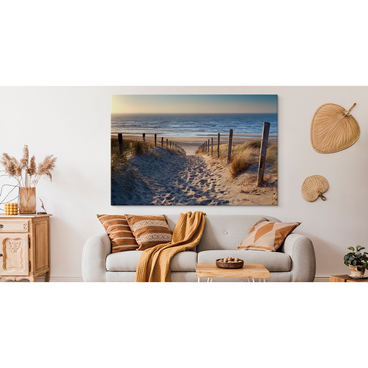 Obraz Na Płótnie Krajobraz Morza Północnego 90x60cm