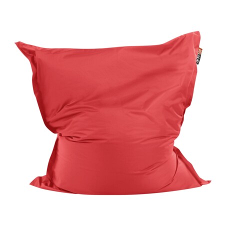 Pufa worek 140 x 180 cm czerwony FUZZY