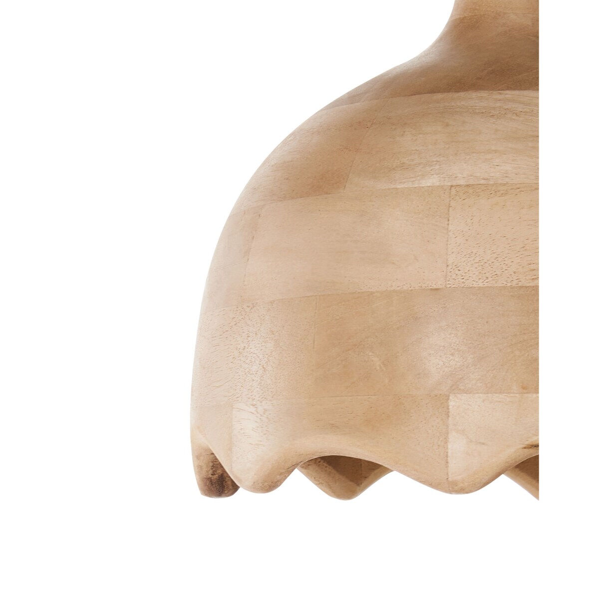 Lampa wisząca GOMATI Drewno mango Jasnobrązowy