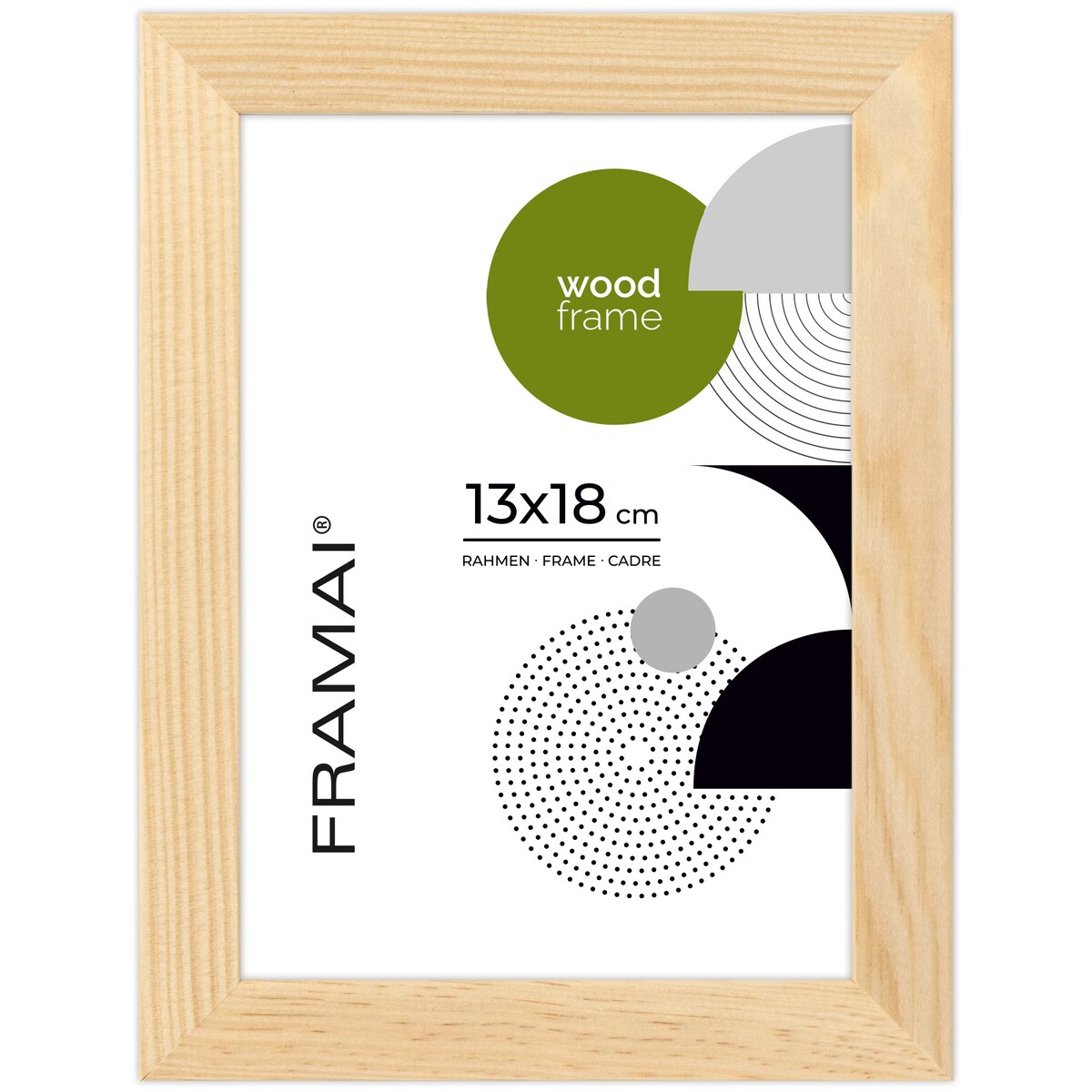 Ramka na zdjęcia 13x18 cm ramka z drewna surowego pion poziom ramka prostokątna RAW DIY