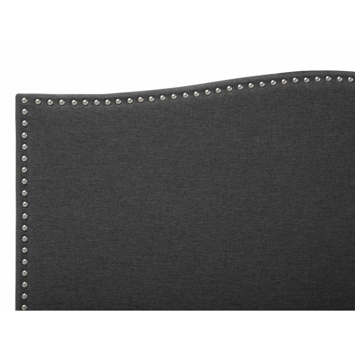 Łóżko z szufladami tapicerowane 180 x 200 cm szare MONTPELLIER