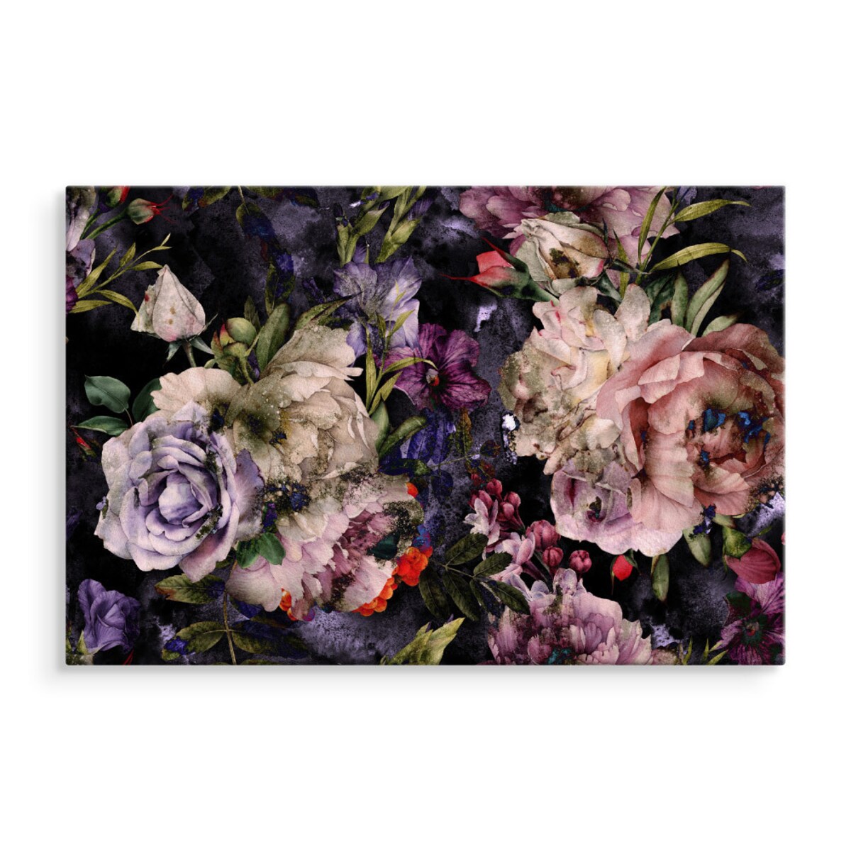 Obraz na płótnie piwonie w stylu retro 120x80cm