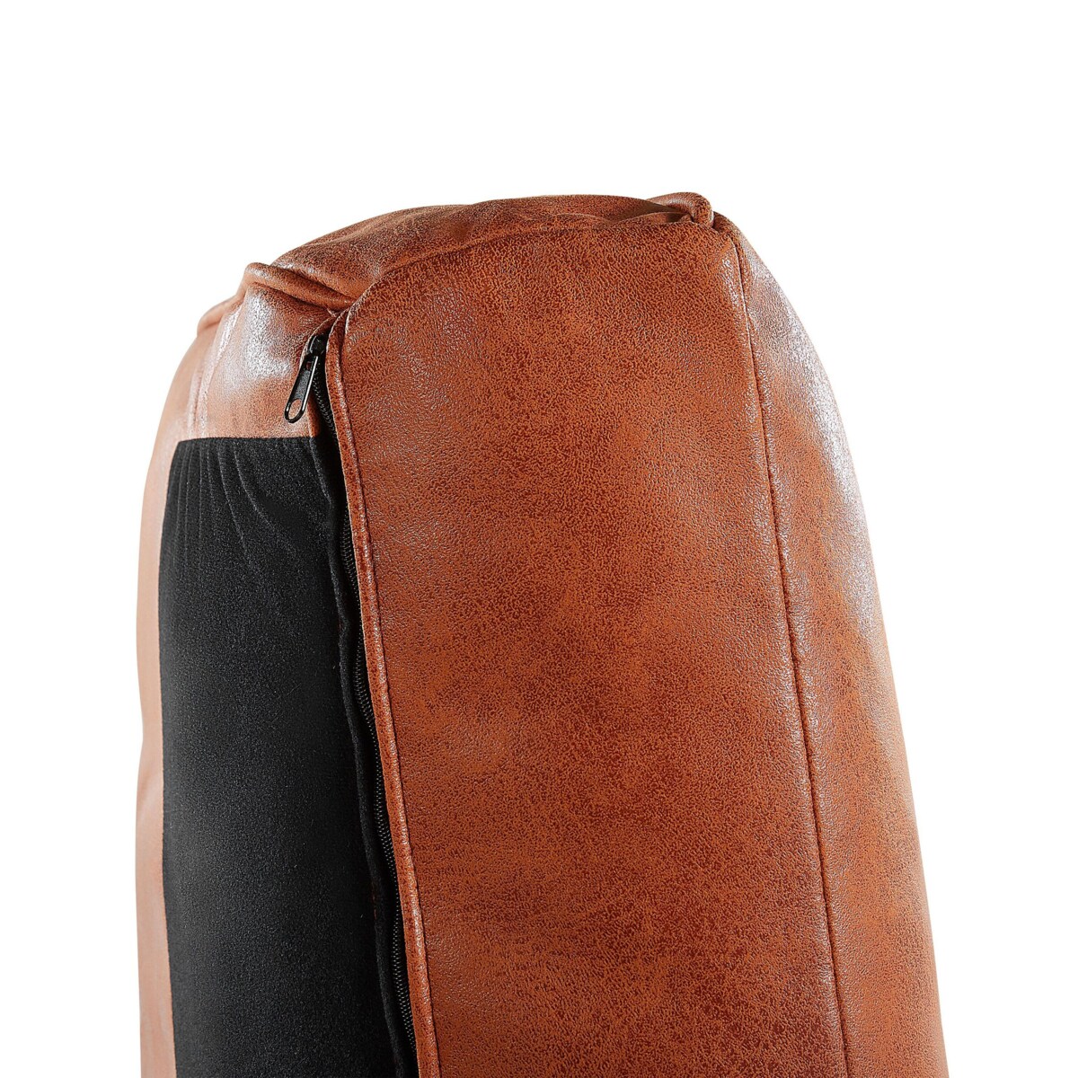 Fotel ekoskóra brązowy VIND