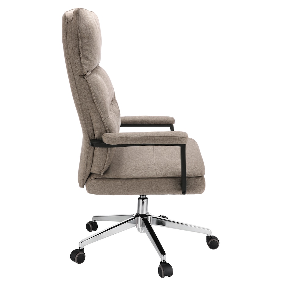 Fotel biurowy SEGO tkanina brązowy