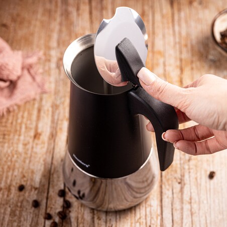 Kawiarka espresso kafeterka ciśnieniowa KLAUSBERG 600ml 12 filiżanki