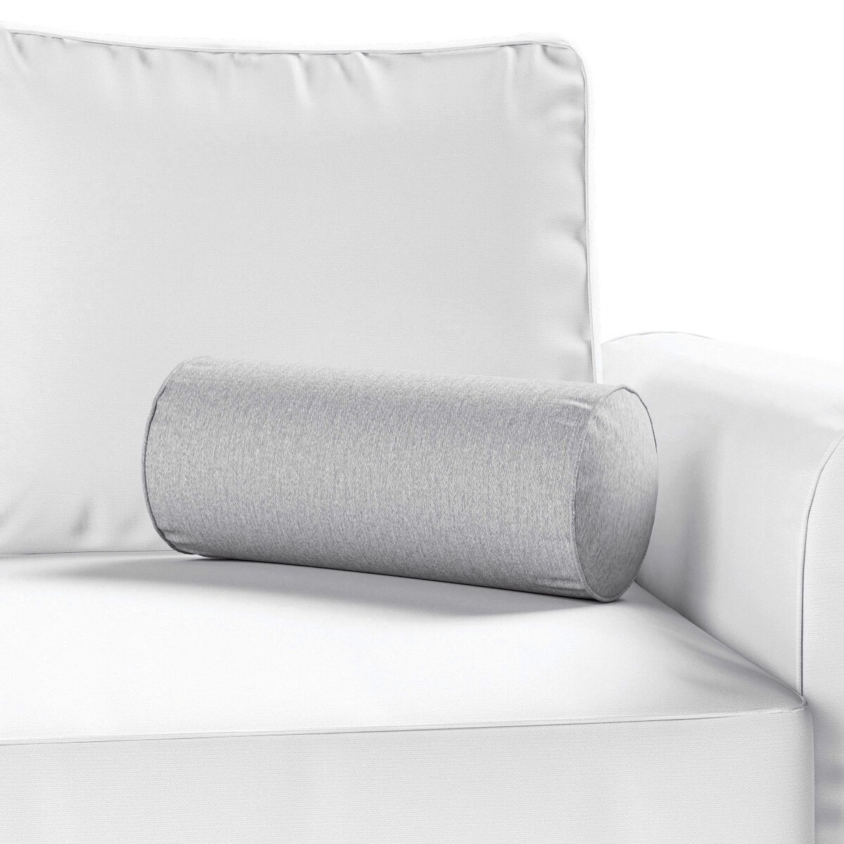 Poduszka wałek prosty, szary, Ø16 x 40 cm, Madrid