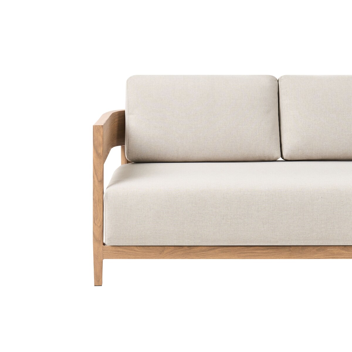 Sofa ogrodowa dla 3 osób SAMPIERI Metal Jasnobrązowy