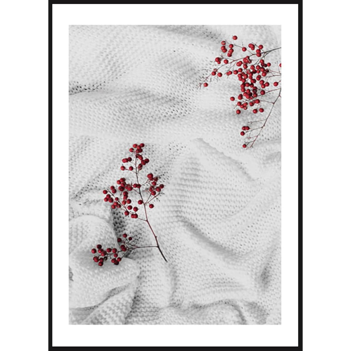 Poster Story, Plakat, Obraz - Delikatne Gałązki Jarzębiny, wymiary 60 x 84 cm