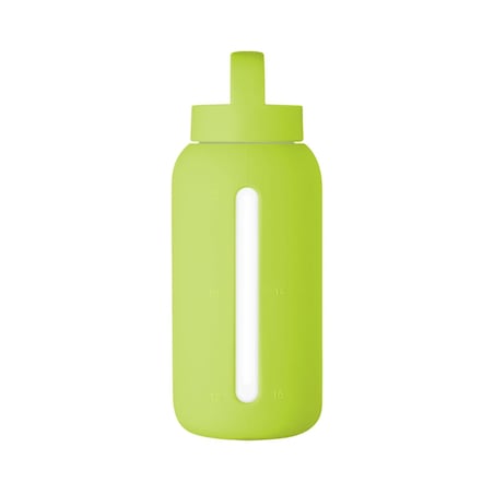 MUUKI DAILY BOTTLE szklana butelka na wodę 720 ml, Electric Lime