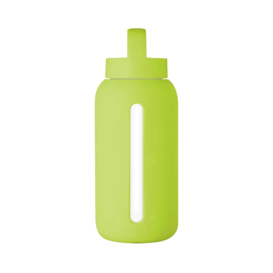 MUUKI DAILY BOTTLE szklana butelka na wodę 720 ml, Electric Lime