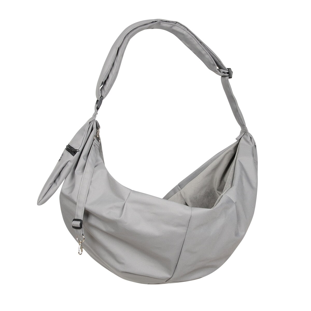 Animood Torba/transporter Daisy rozmiar: uniwersalny, kolor: szary , materiał:kodura/welur