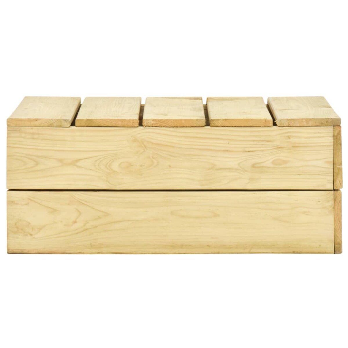 vidaXL Stolik ogrodowy, 75x75x31 cm, impregnowane drewno sosnowe