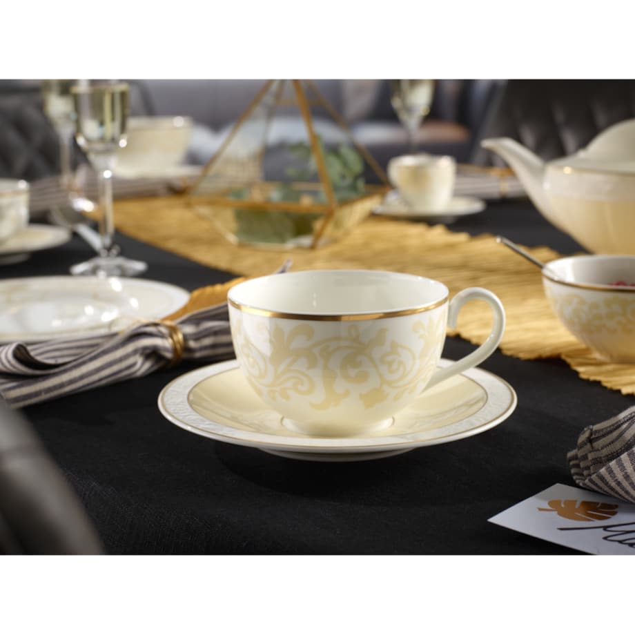 Spodek do filiżanki śniadaniowej lub bulionówki Ivoire, 18 cm, Villeroy & Boch