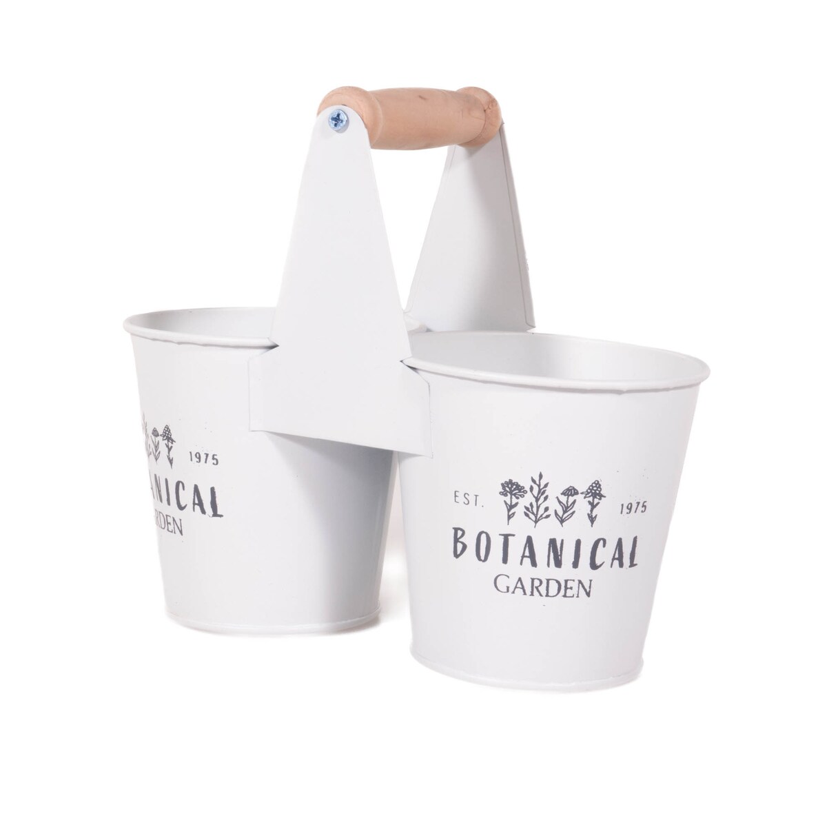 Doniczki na zioła do kuchni BOTANICAL, drewniany uchwyt