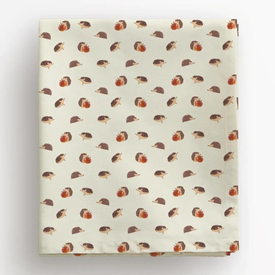 Obrus świąteczny - Jeżyki 140x140 cm