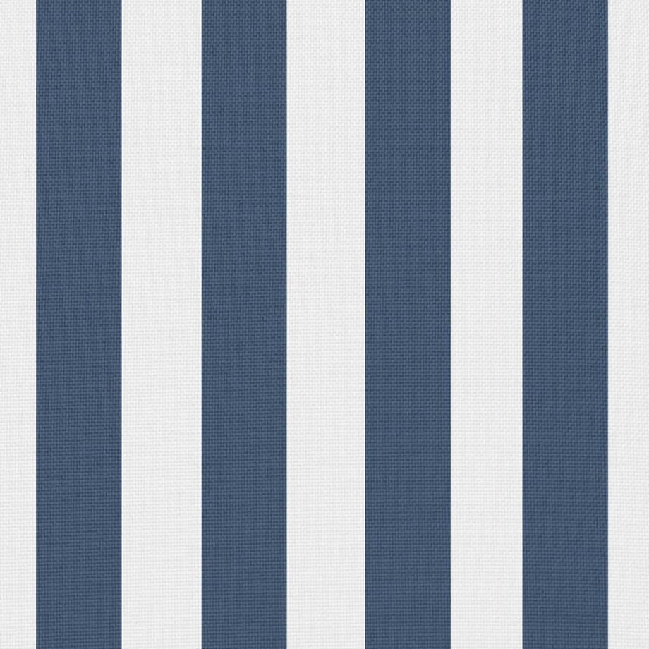 vidaXL Poduszki na zewnątrz, 2 szt., w paski, 45x45 cm, granatowe