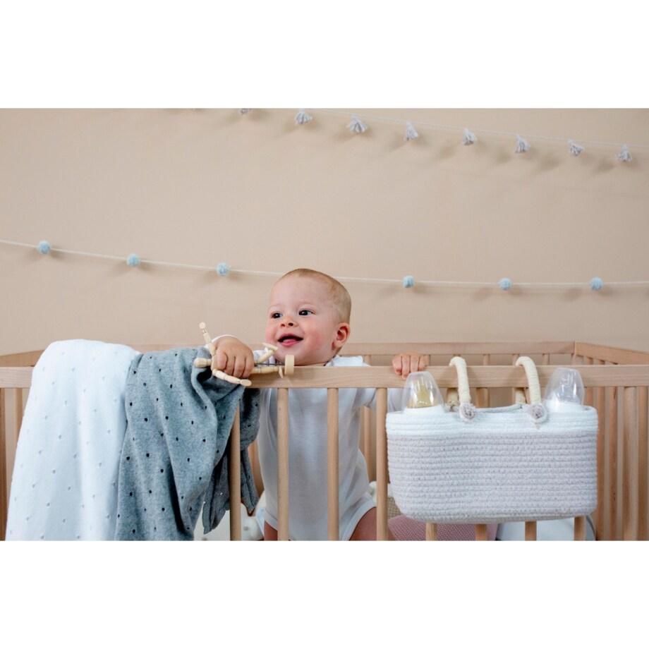 Kocyk Bawełniany Biscuit White Lorena Canals