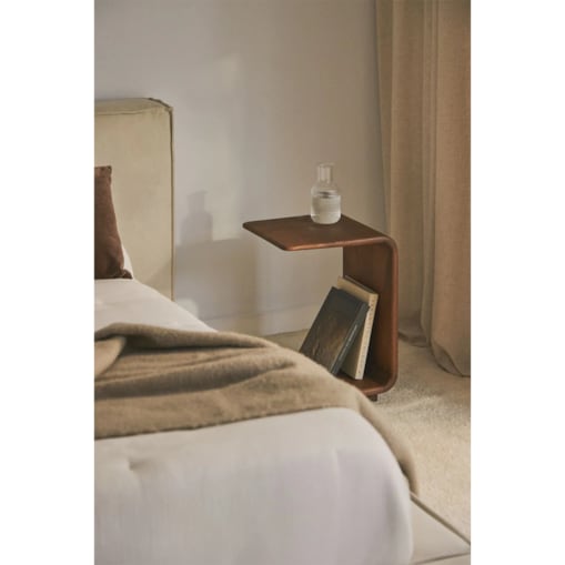 Stolik pomocniczy z drewna mango, 35x40 cm Tinsley, brązowy