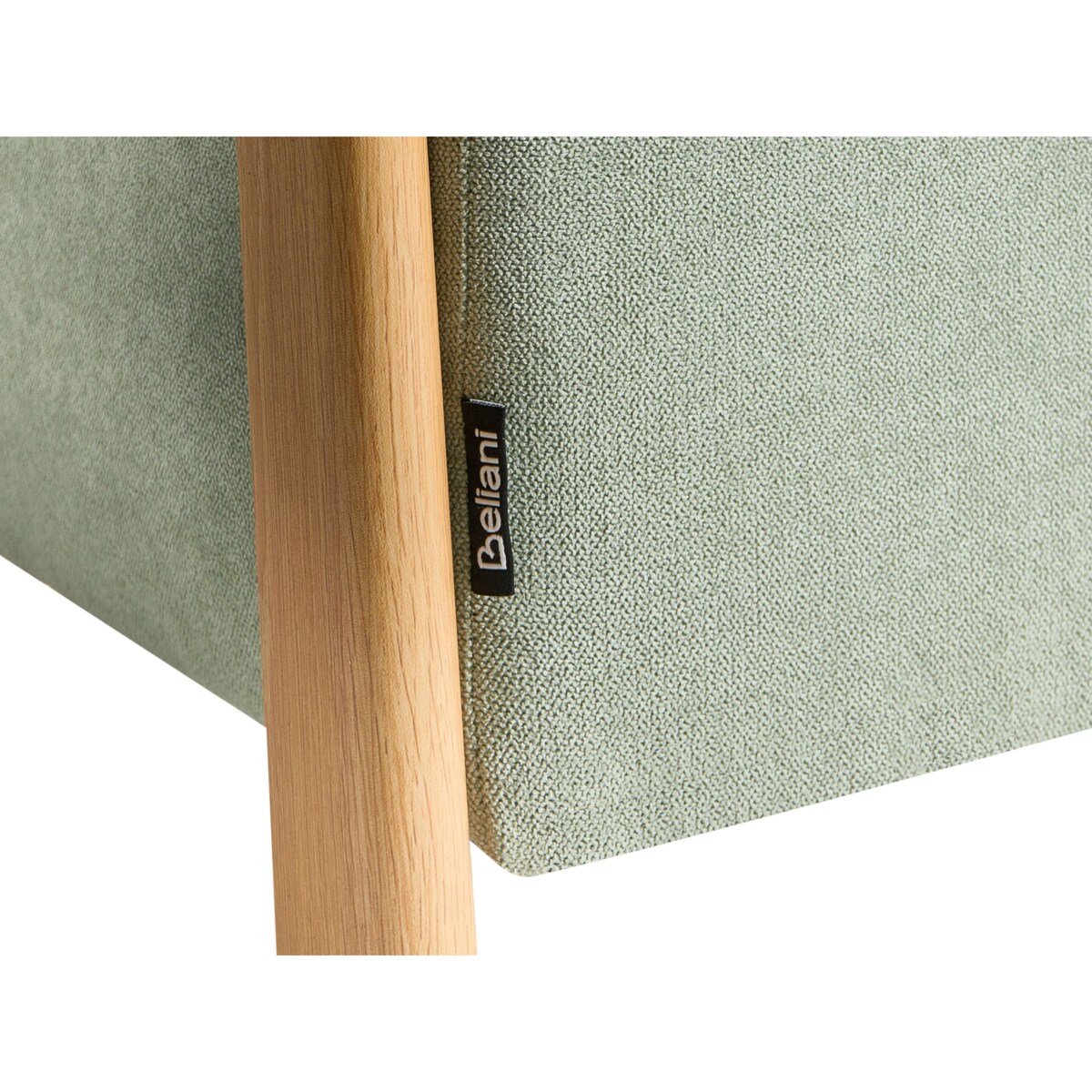 Puf ze schowkiem EDLAND Jasnozielony