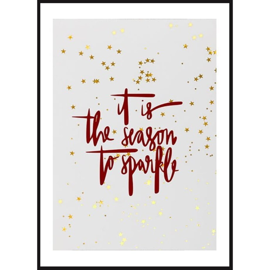 Poster Story, Plakat, Obraz - It is the Season to Sparkle, wymiary 50 x 70 cm
