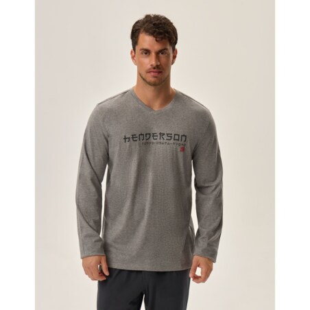 Piżama Japan 41911-90X Szara Szary, XXL