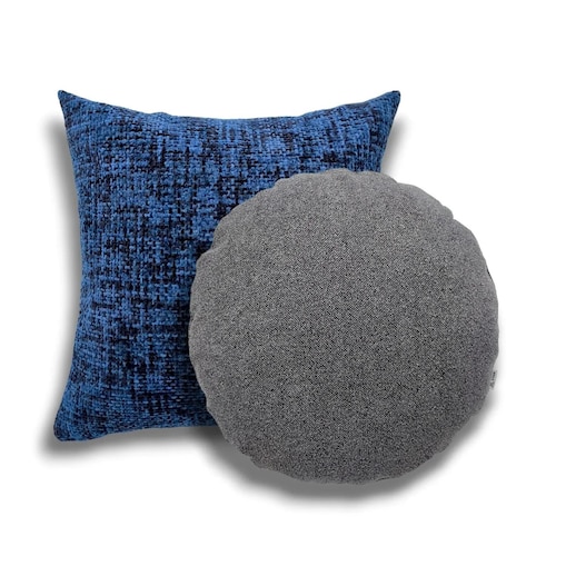 Granatowo-szary zestaw poduszek dekoracyjnych Stella Ronda