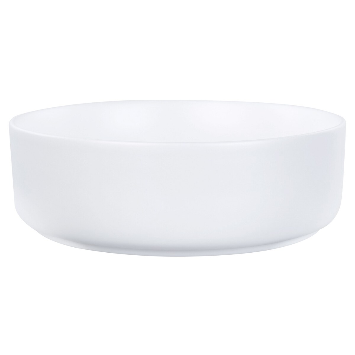 Umywalka nablatowa CALIG Złamana biel ⌀ 36 cm Ceramika