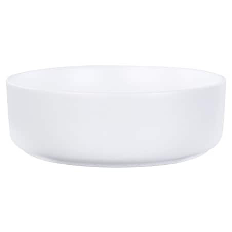 Umywalka nablatowa CALIG Złamana biel ⌀ 36 cm Ceramika