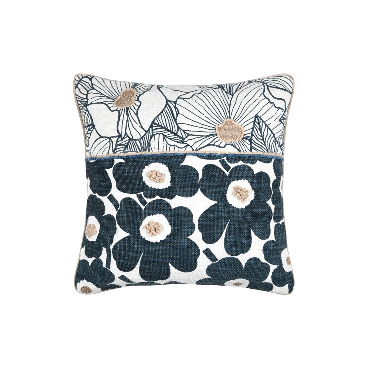 Poduszka dekoracyjna, bawełniana, EUGENIE, 40 x 40 cm