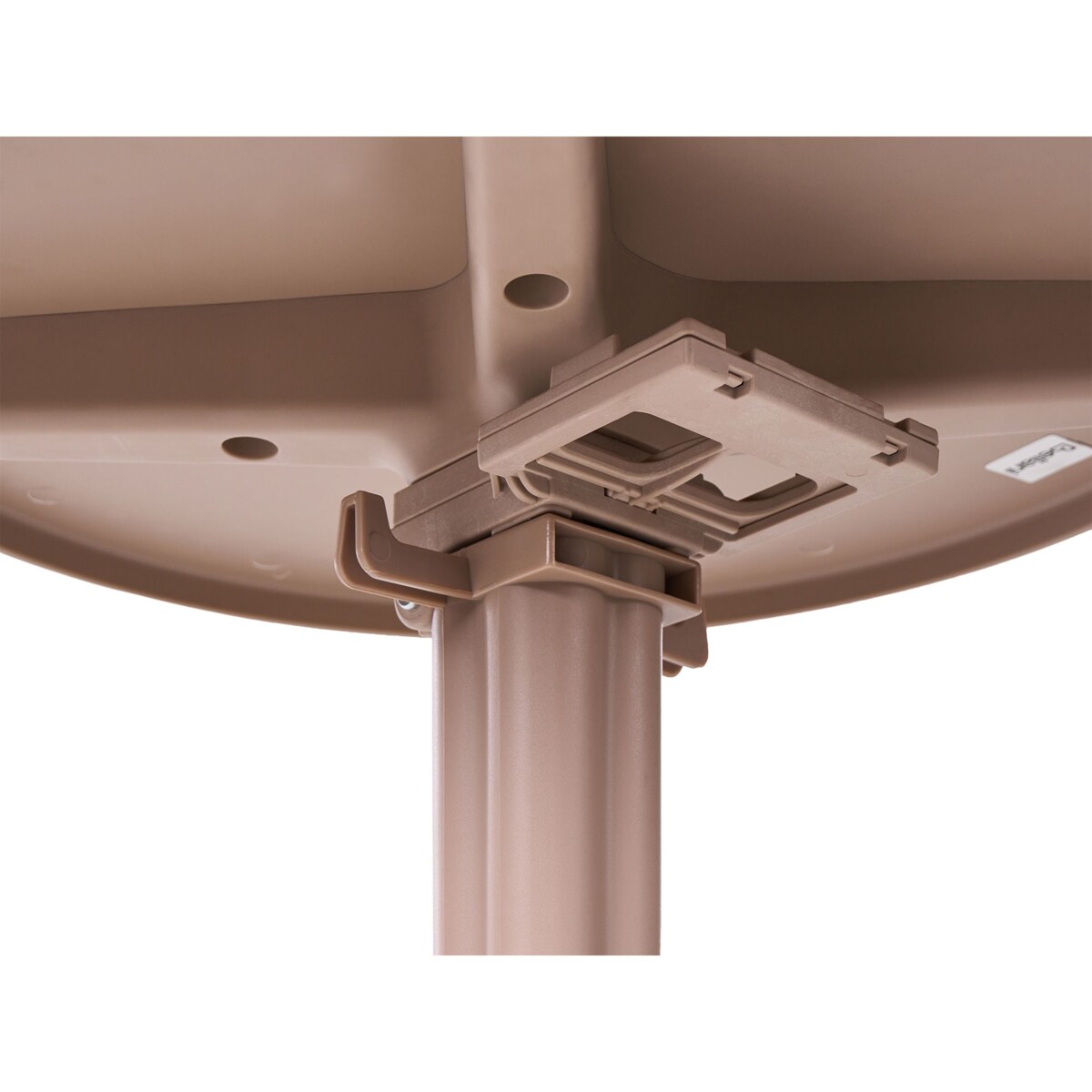 Stolik ogrodowy barowy LEGRENA 60 cm 60 cm Beżowy