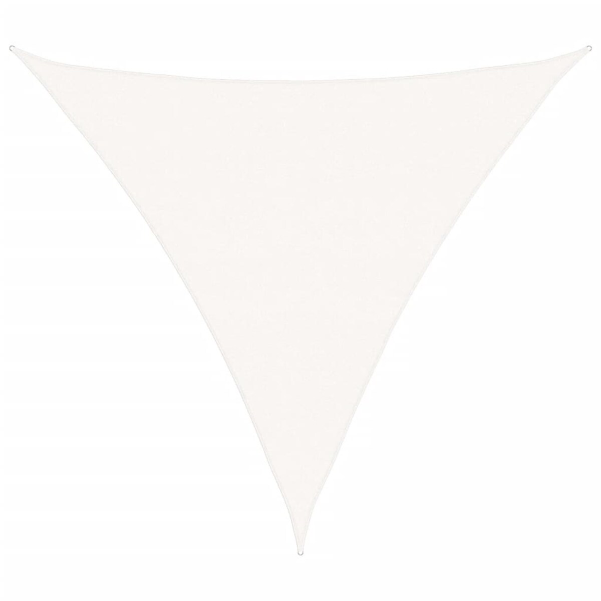 vidaXL Żagiel przeciwsłoneczny HDPE trójkątny 5x5x5 m, biały