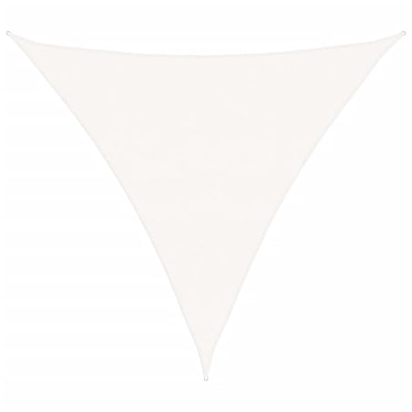 vidaXL Żagiel przeciwsłoneczny HDPE trójkątny 5x5x5 m, biały