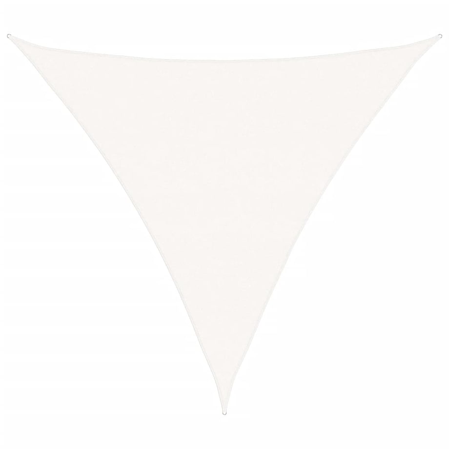vidaXL Żagiel przeciwsłoneczny HDPE trójkątny 5x5x5 m, biały
