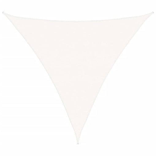 vidaXL Żagiel przeciwsłoneczny HDPE trójkątny 5x5x5 m, biały