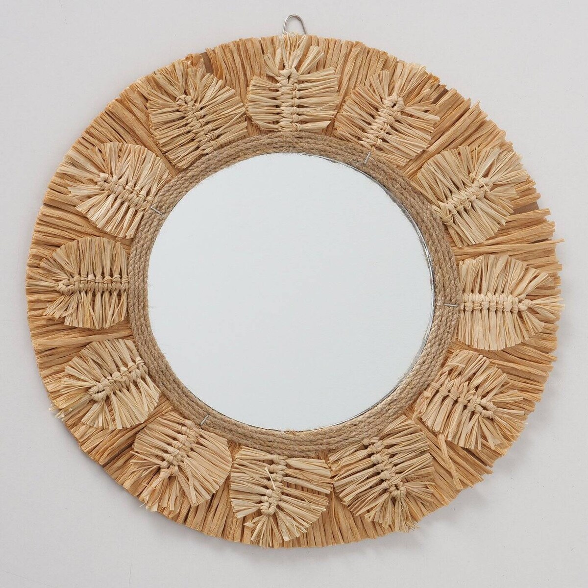 Zestaw 3 luster okrągłych boho CHTISTOS