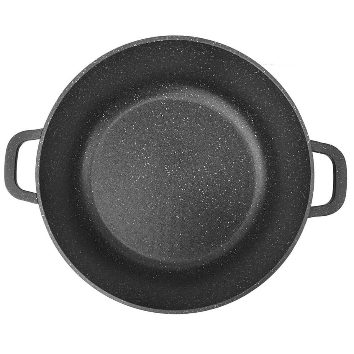 Garnek z powłoką marmurową 6.2L 24cm indukcja gaz KINGHOFF