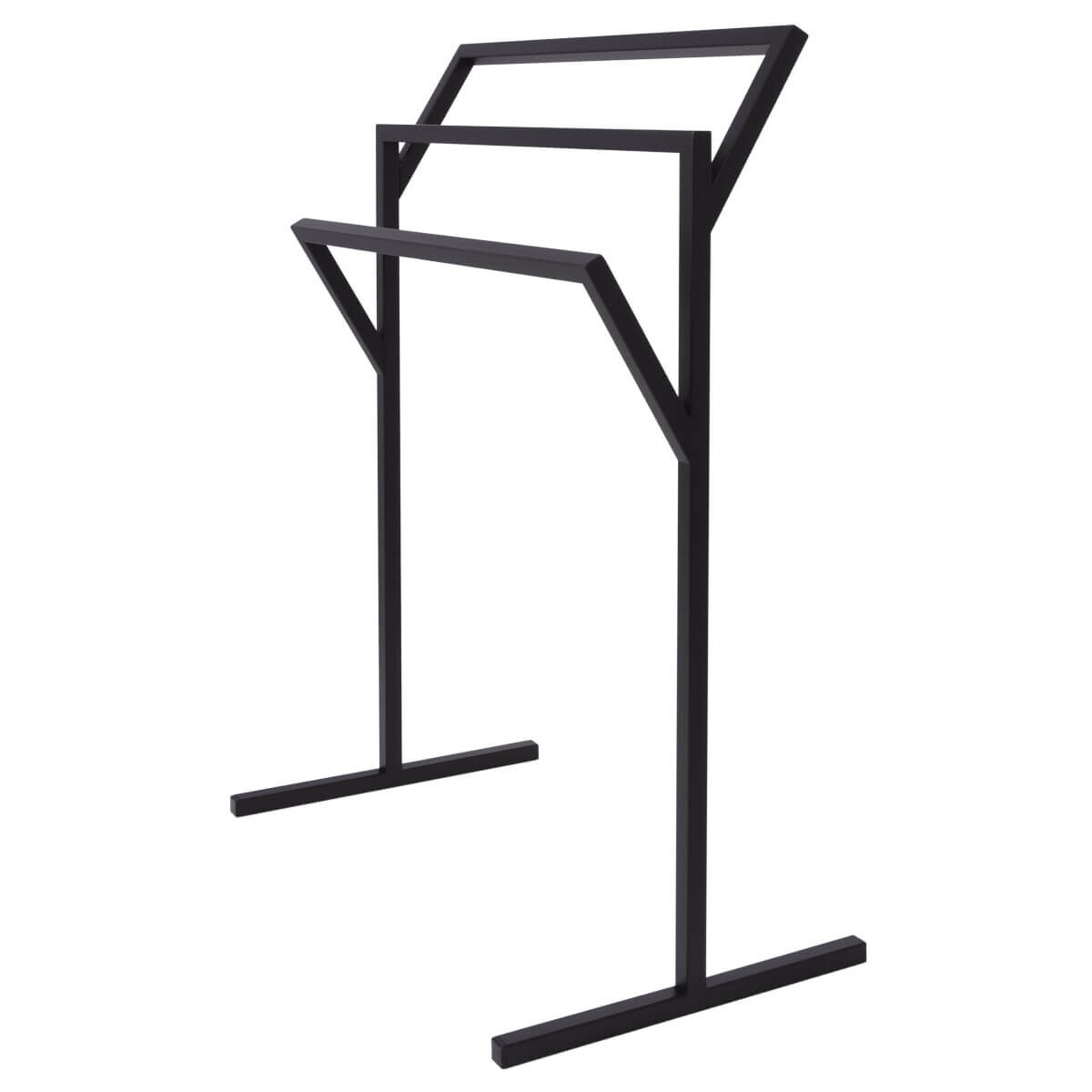 Stojak na ręczniki Kaja Home KS-15 WIESZAK TOWEL III S Kaja metalowy czarny