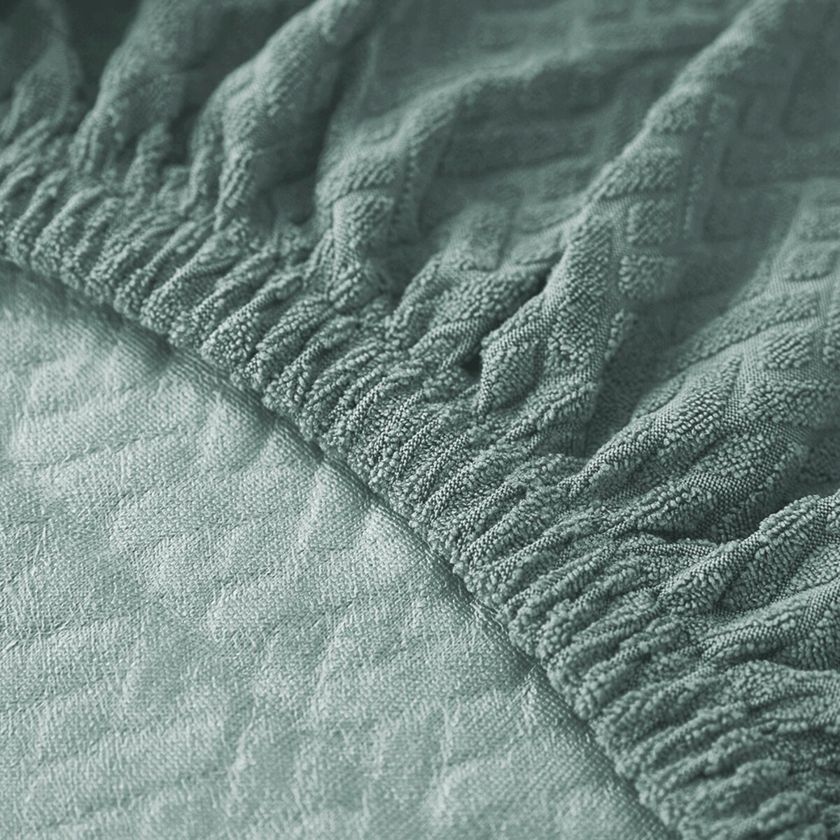 POKROWIEC NA KRZESŁO MIĘTOWY ŻAKARD ELASTYCZNY [10-Z1-MT]