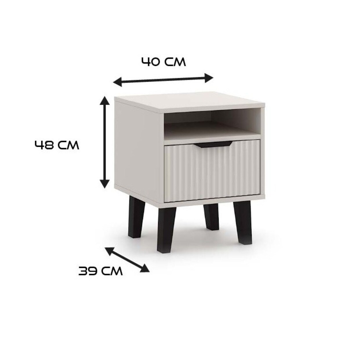 Szafka nocna Scandi 1S SLIM KASZMIR