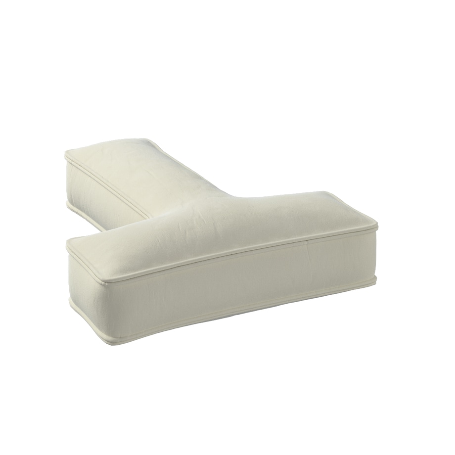 Poduszka literka T, śmietankowa biel, 35x40cm, Posh Velvet