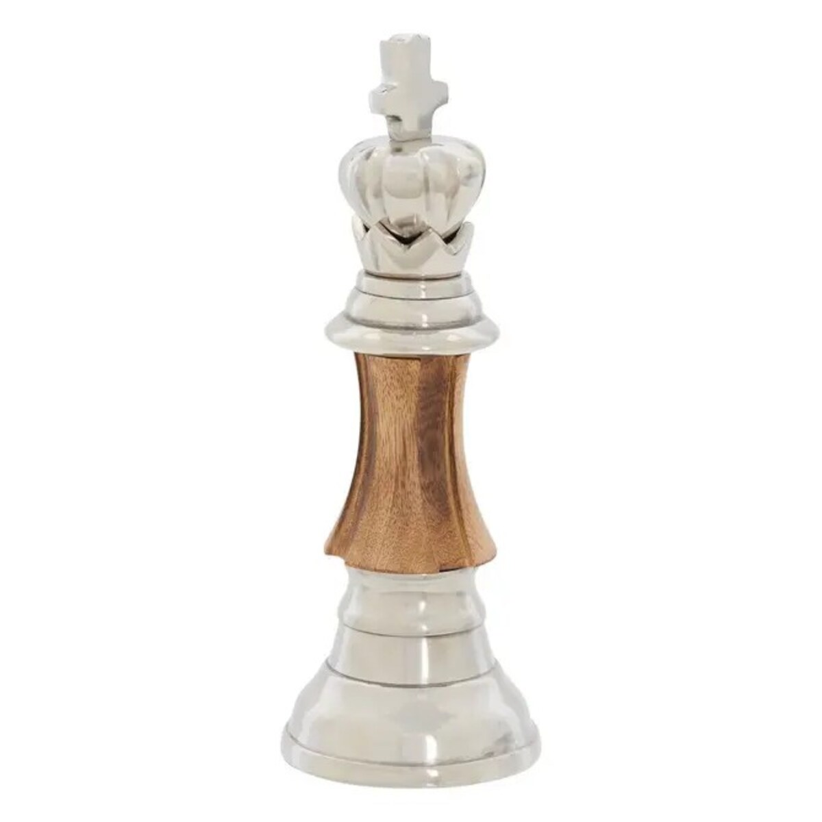 Figura szachowa, mango i aluminium, Johan, wys. 25 cm
