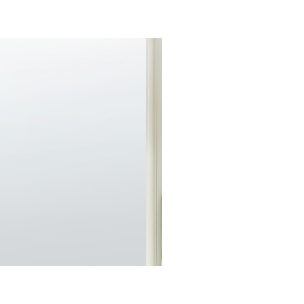 Lustro ścienne ABZAC 45 cm 145 cm Metal Złamana biel