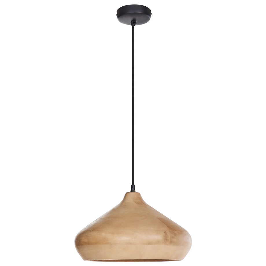 Lampa wisząca RAWI Drewno mango Jasnobrązowy