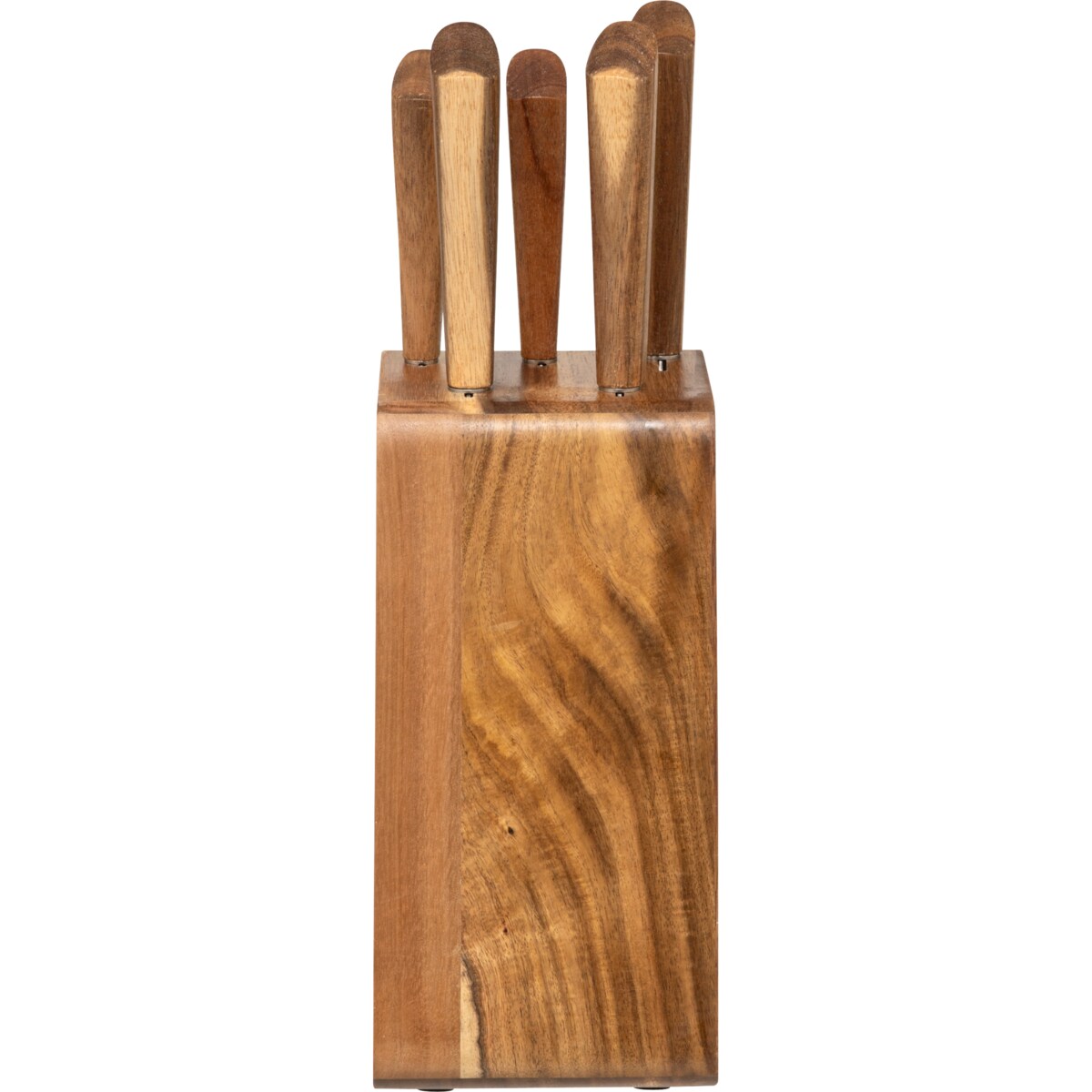 Zestaw noży HARMONY, drewniany stojak + 5 noży, 6 elementów