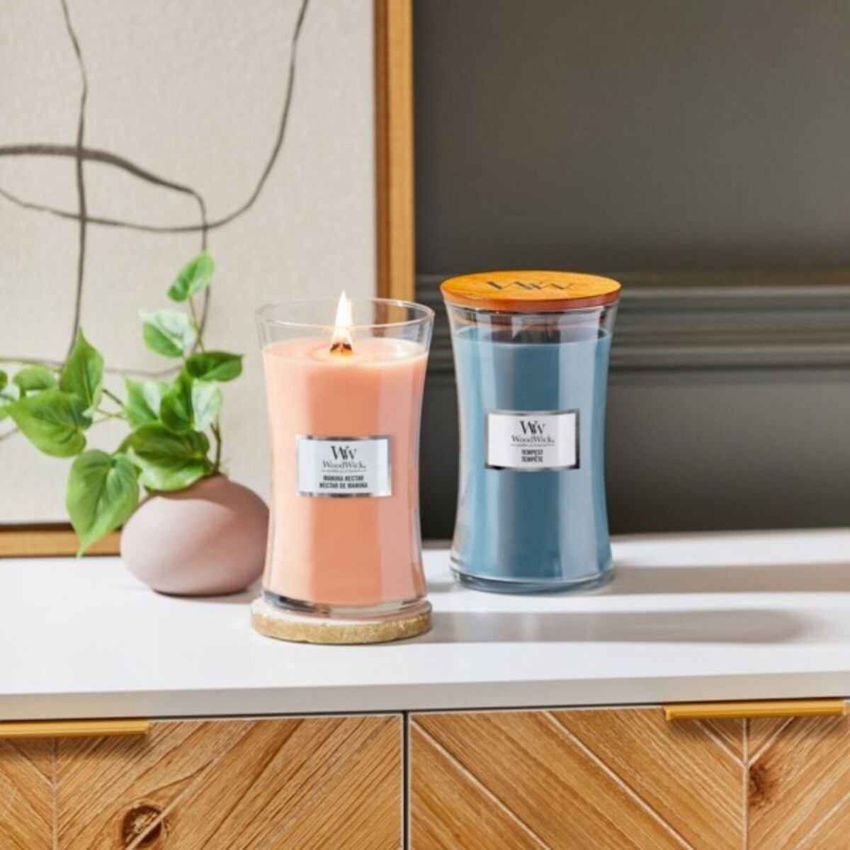 WoodWick świeca duża TEMPEST