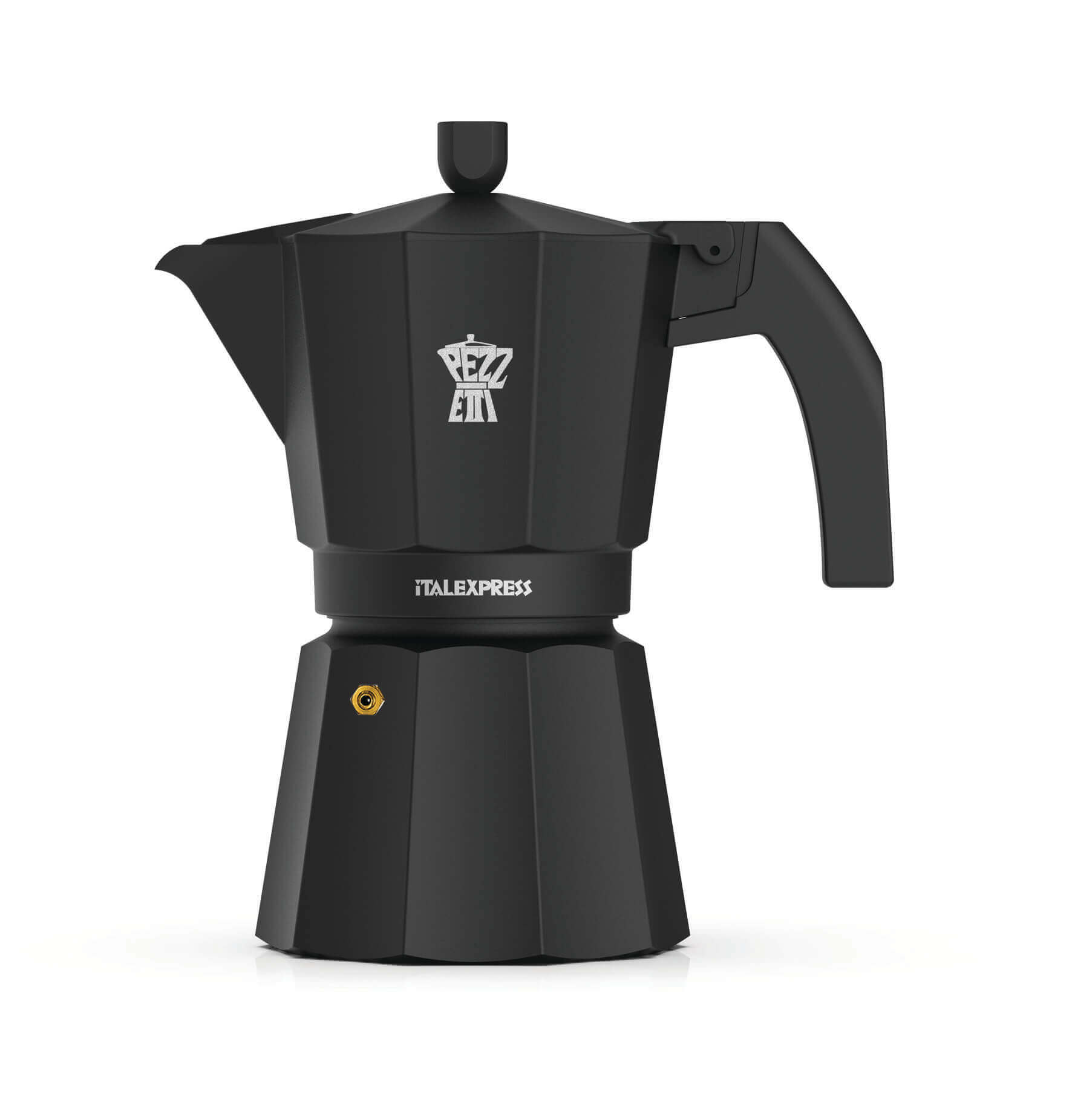 PEZZETTI ITALEXPRESS Emaliowana kawiarka (3 filiżanki) - Czarny