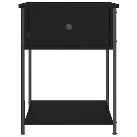 vidaXL Stoliki nocne, 2 szt., czarne, 44x45x58 cm